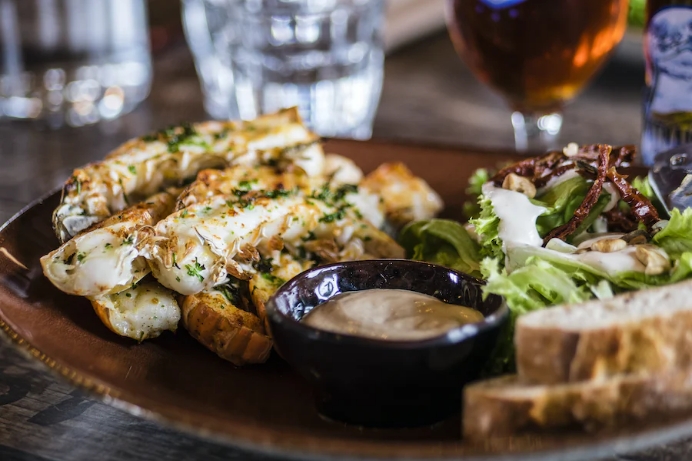 A plate of food